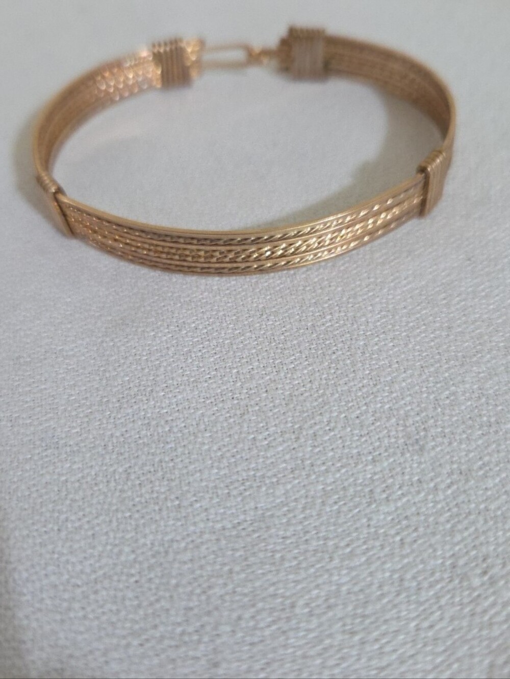 Gold-Tone Braided Women’s Cuff Bracelet